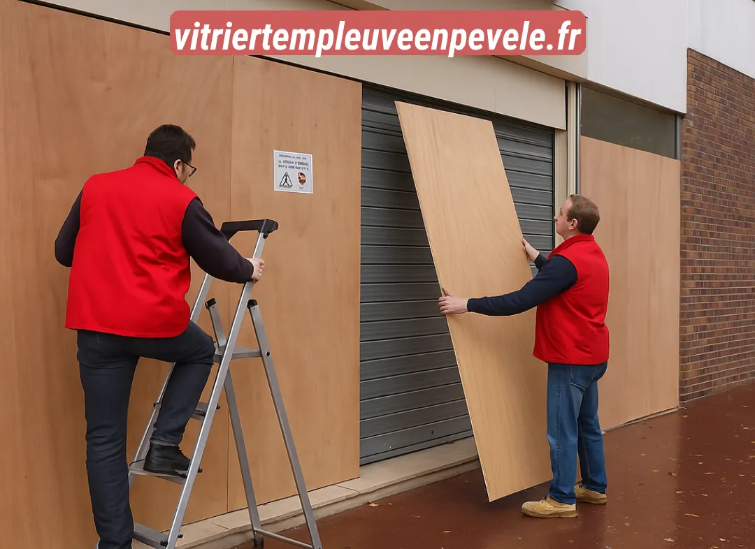 Mise en sécurité fermeture provisoire Templeuve-en-Pévèle